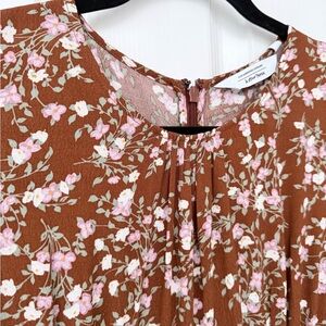 & Other Stories long sleeve flowy maxi dress